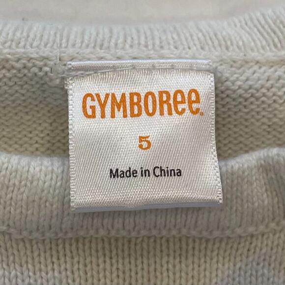 Girls Bundle 2 Fair Isle Sweater Dresses, Cotton, Wool Gap Gymboree, Penguin 5T - Picture 9 of 10